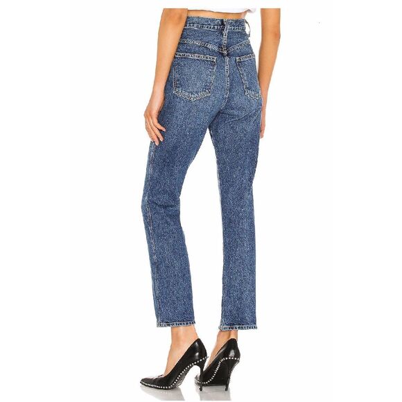 AGoldE Pinch Waist High Rise Kick Flare Jeans in Placebo Size 28 - Picture 2 of 12